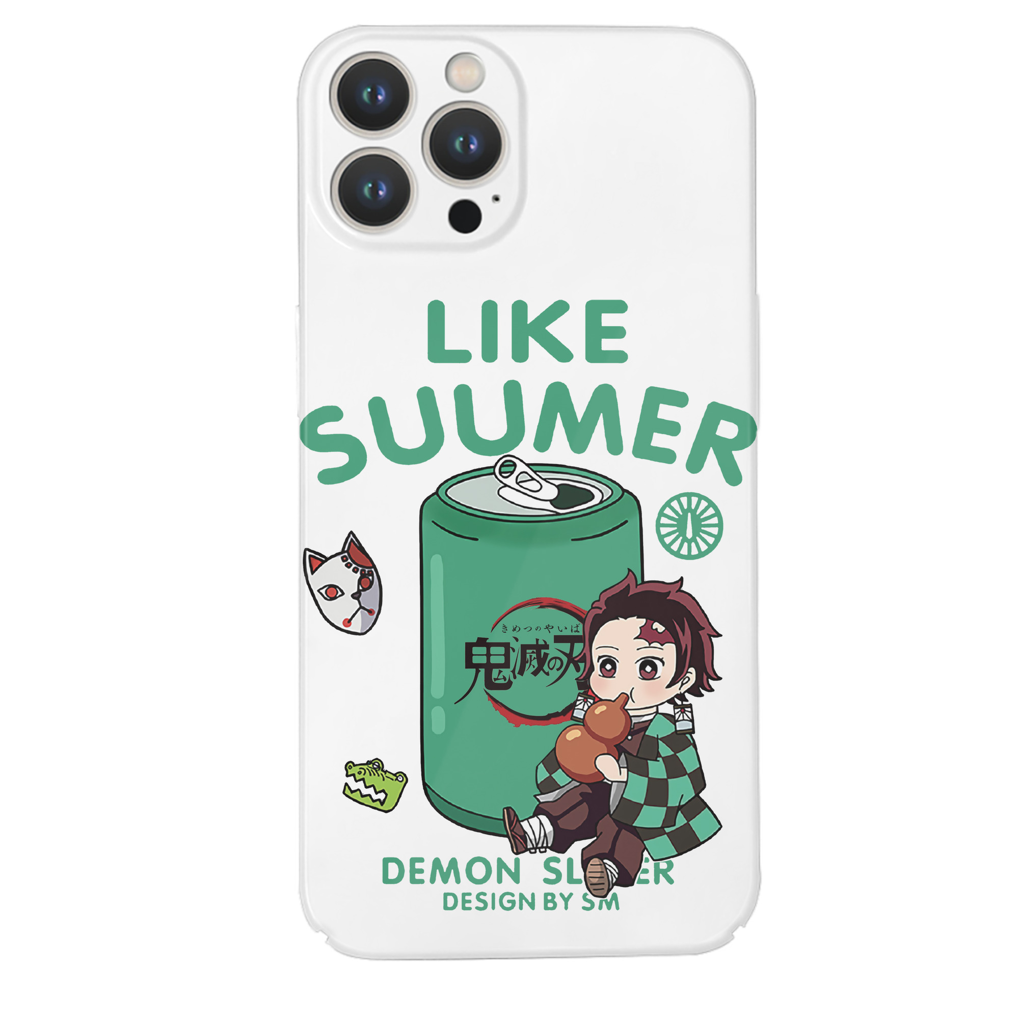 （画像用） 鬼滅の刃 竈門 炭治郎／かまど たんじろう Kamado Tanjirou 【iPhone 14シリーズ対応】ハードケース